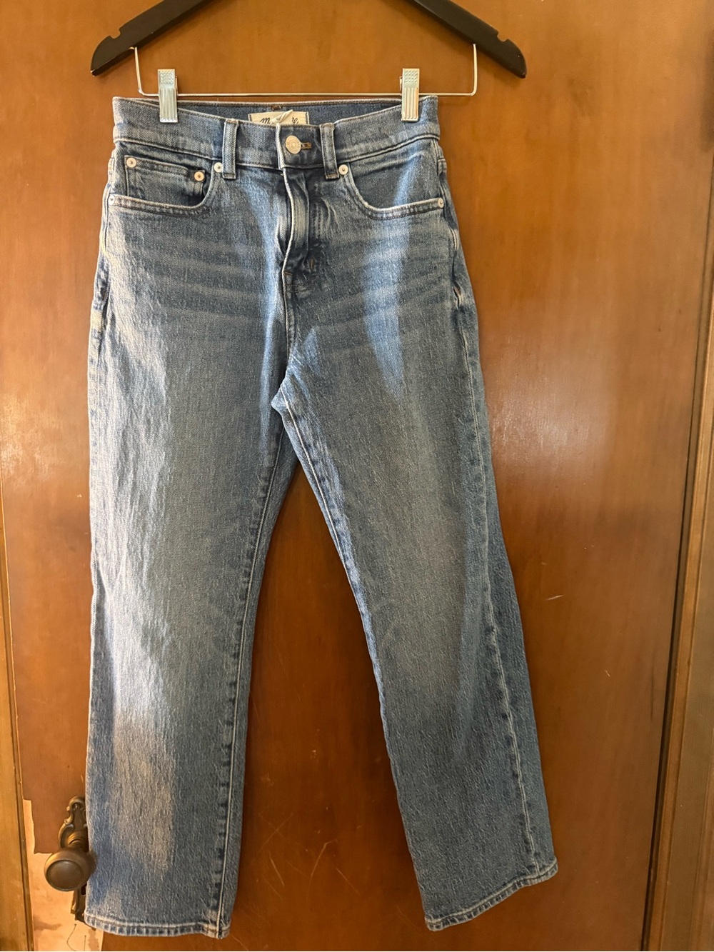 Madewell  90’s Straight Leg Jeans in Mid Blue Wash